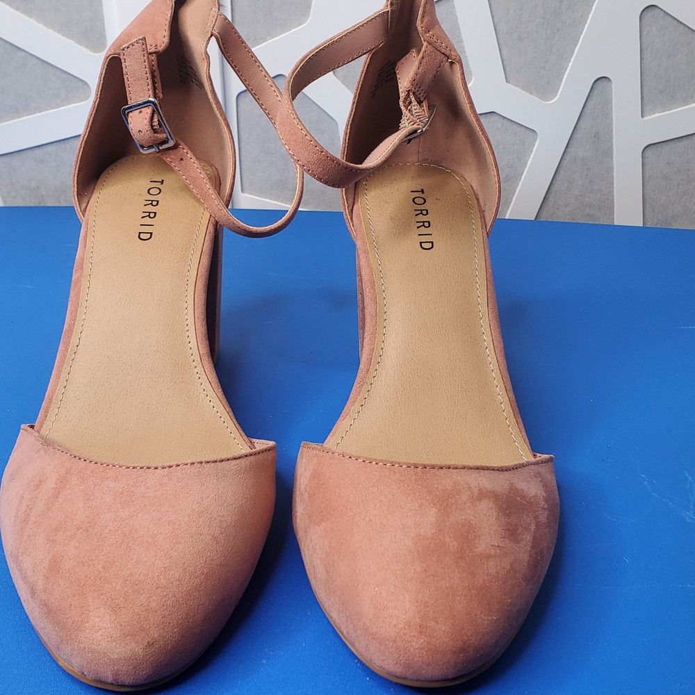 Light Pink Suede TORRID HEELS
